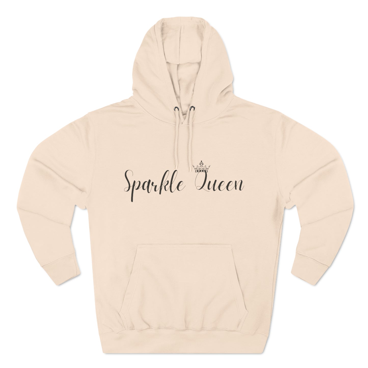 Sparkle Queen Three-Panel Fleece Hoodie