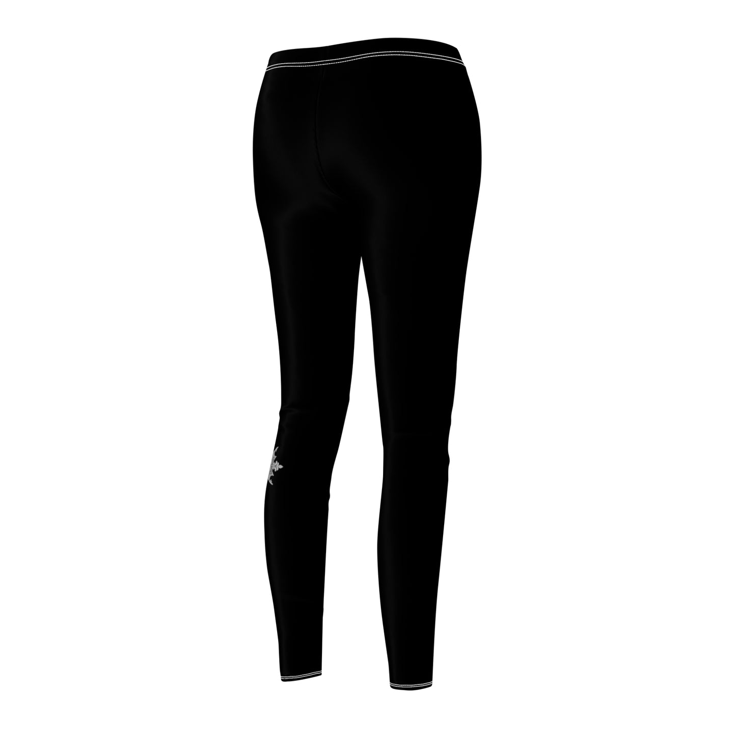 Sparkle Queen Women's Casual Leggings with Silver logo