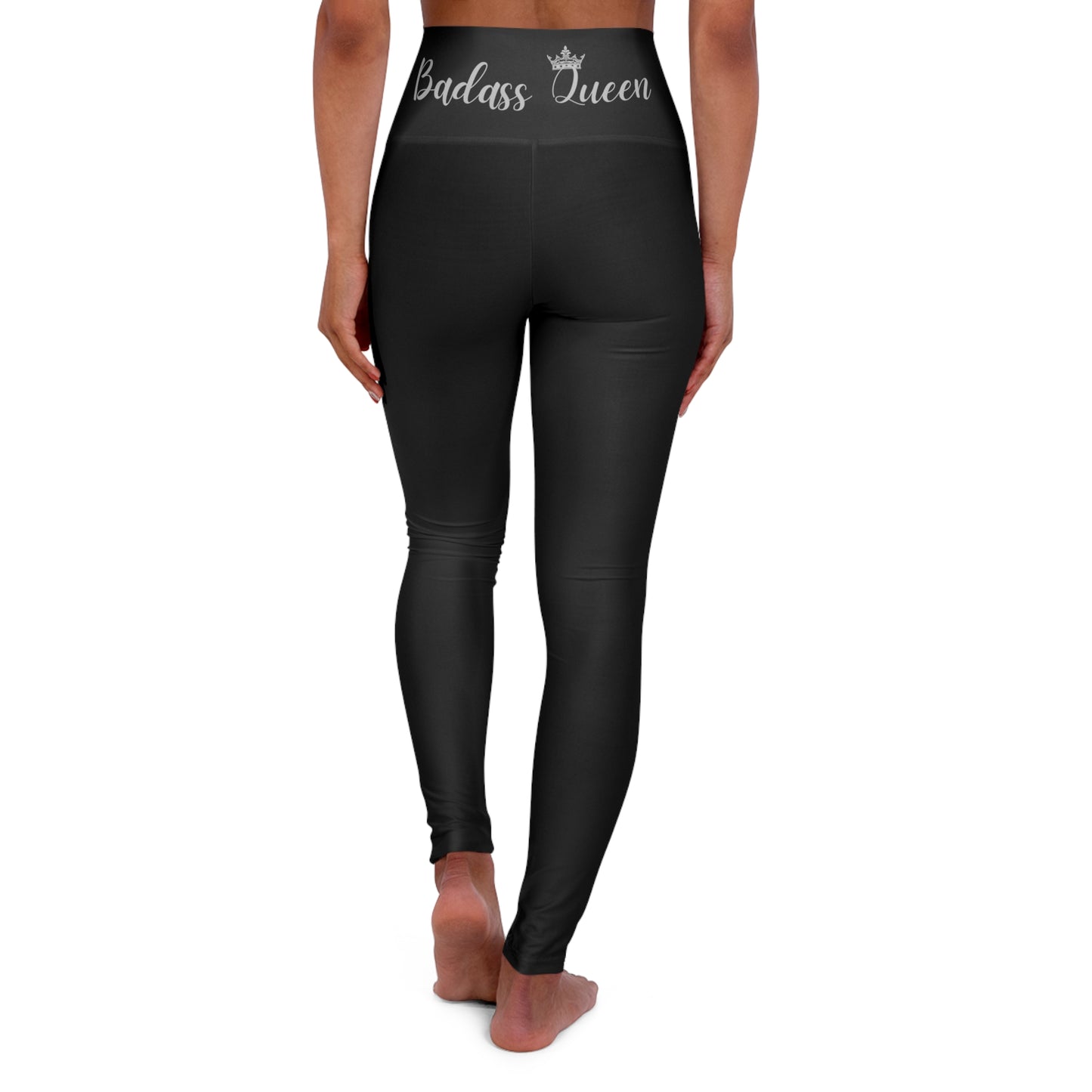 Badass Queen High Waisted Yoga Leggings