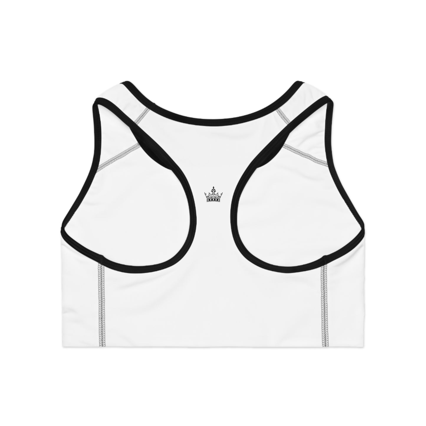 Badass Queens Sports Bra with black or white stitching