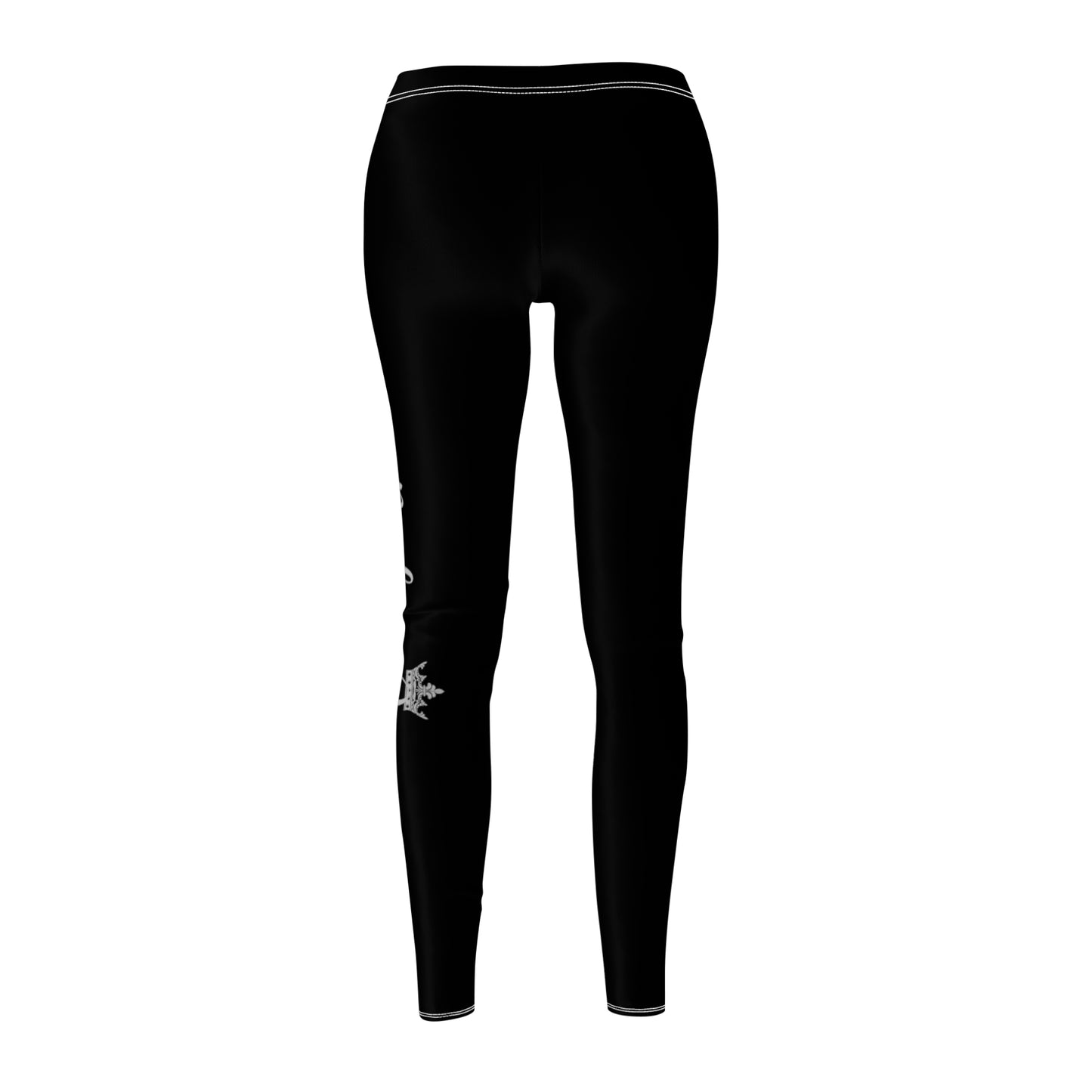 Badass Queen Women's Casual Leggings with Silver logo